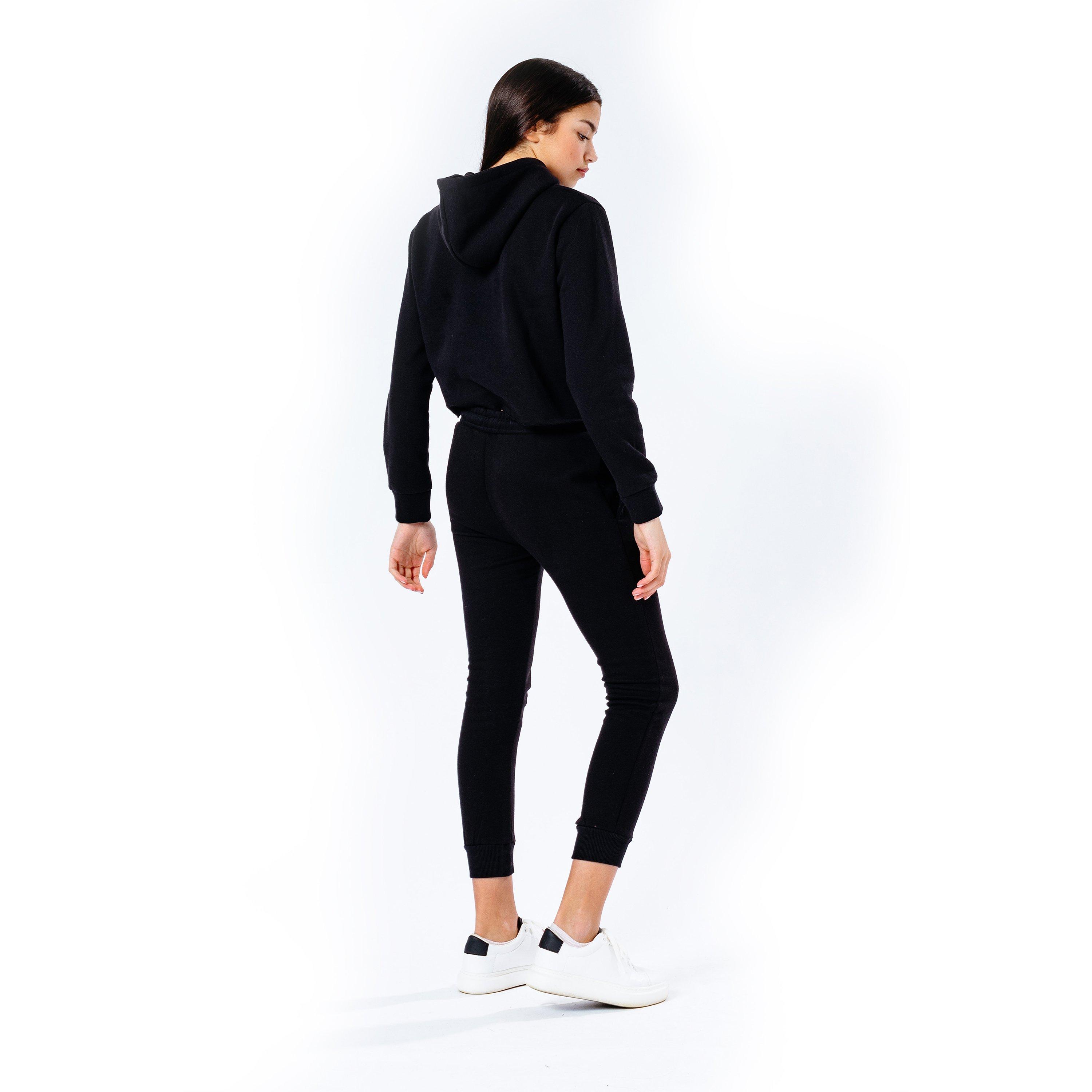 Hype Kids Crop Pullover Hoodie and Jogger Set