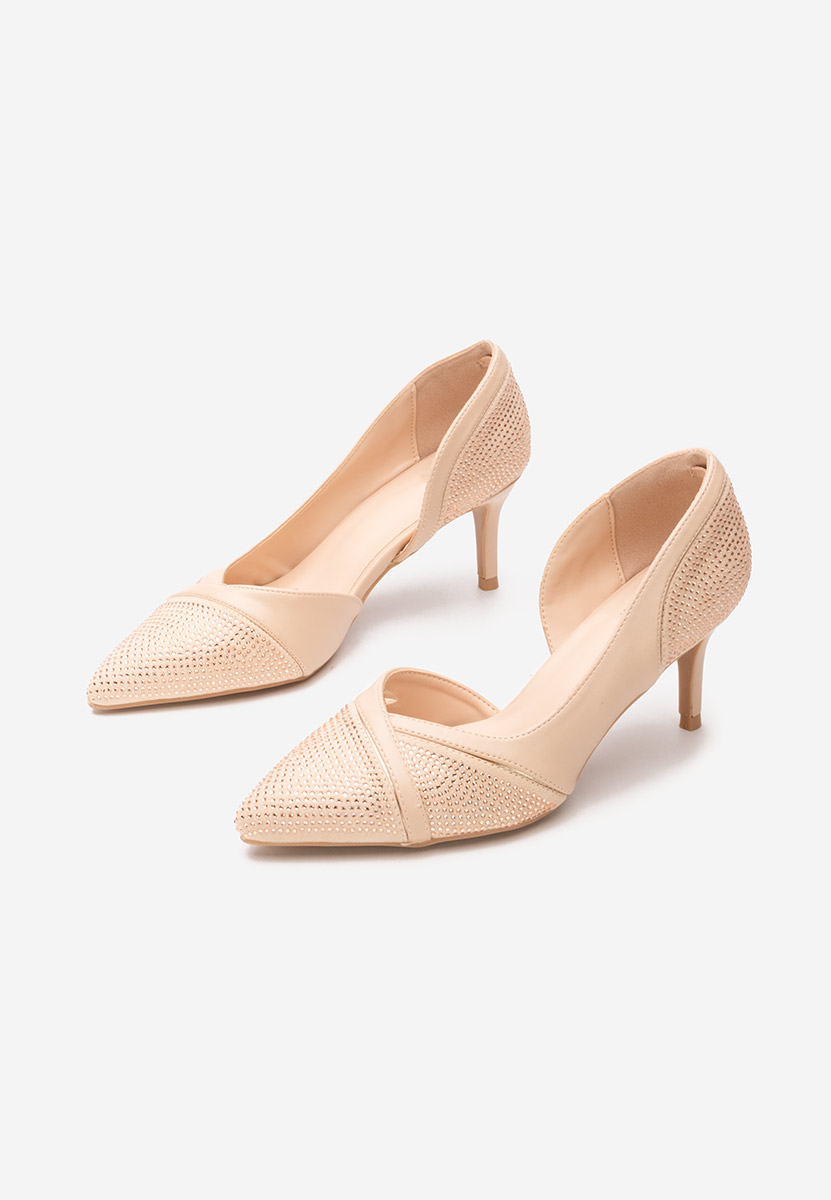 Chaussures stiletto beige Simone