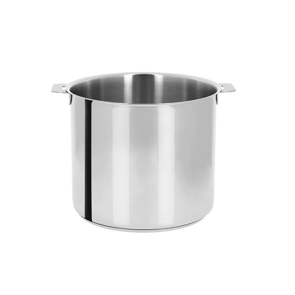 Marmite Mutine inox sans couvercle 24 cm 9,54 L Cristel