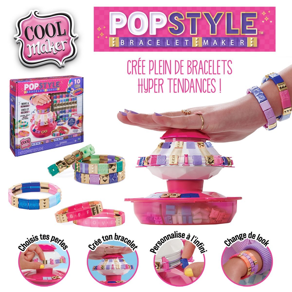 Pop Style machine à bracelets - Cool Maker