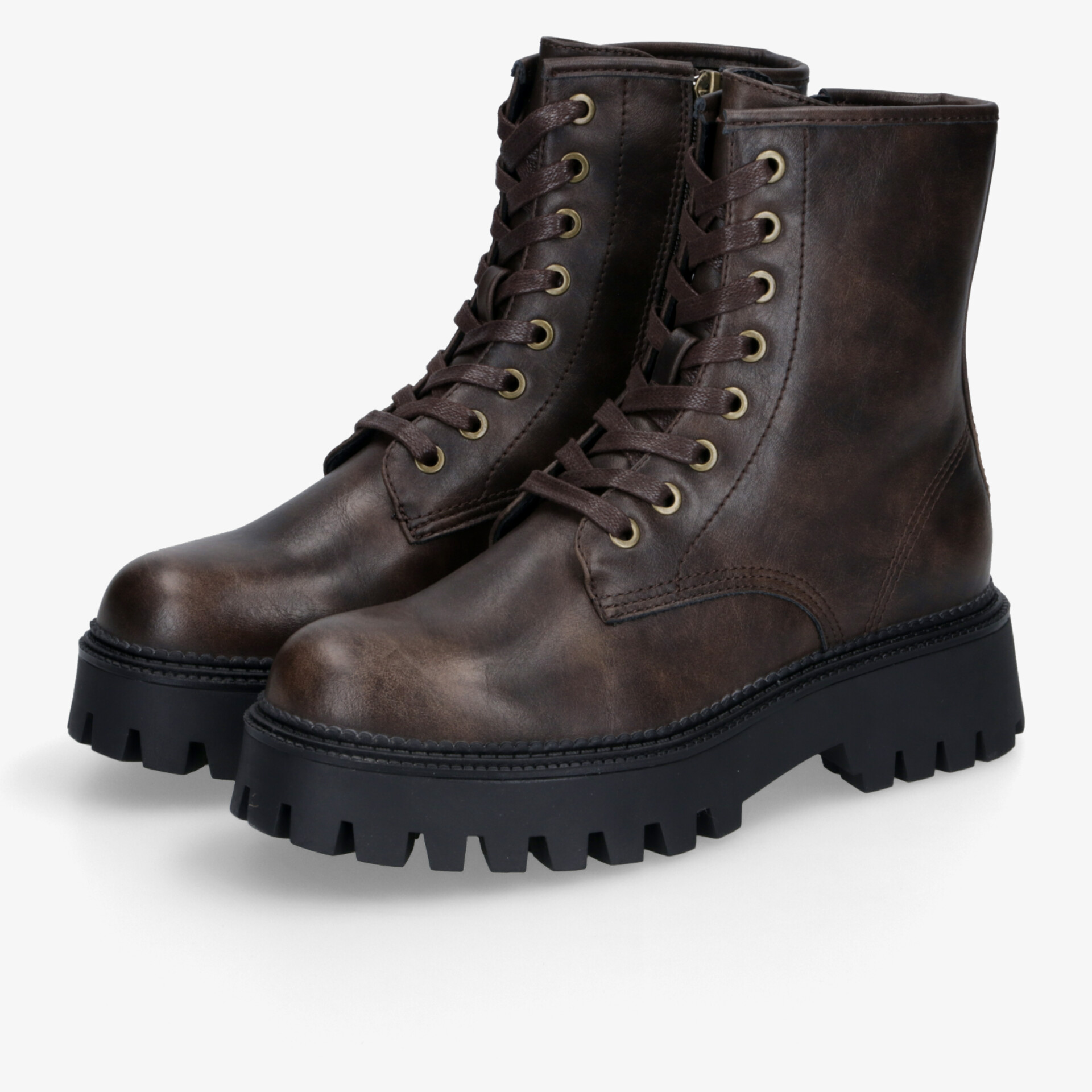 street shoes Damen Schnürstiefeletten braun