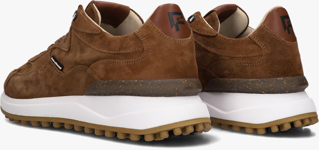 FLORIS VAN BOMMEL cognac floris van bommel lage sneakers sfm-10082