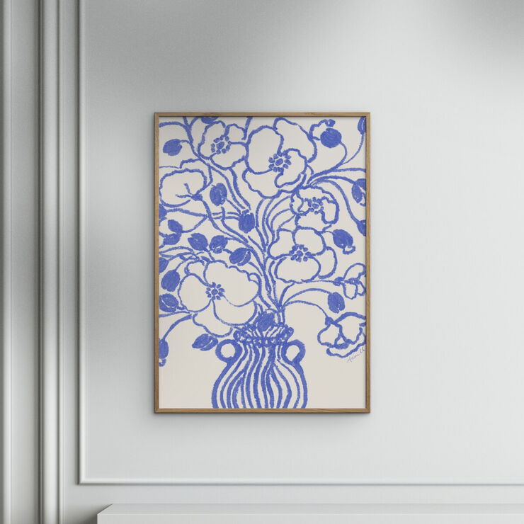 Poster & Frame La Poire - Wild Poppies Flerfarvet
