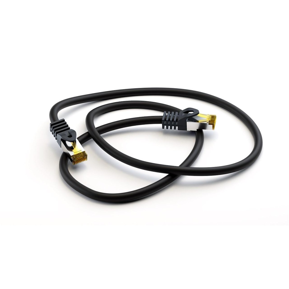 Goobay RJ45 patchkabel S / FTP (PiMF), med råkabel CAT 7.21691