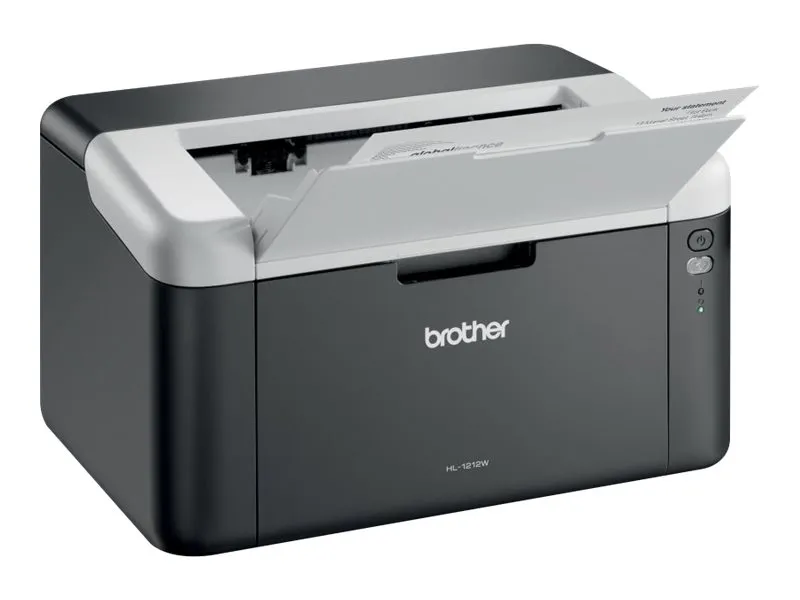 Brother HL-1212W - Printer - S/H - laser - A4/Legal - 2400 x 600 dpi - op til 20 spm - kapacitet: 150 ark - USB 2.0, Wi-Fi(n)