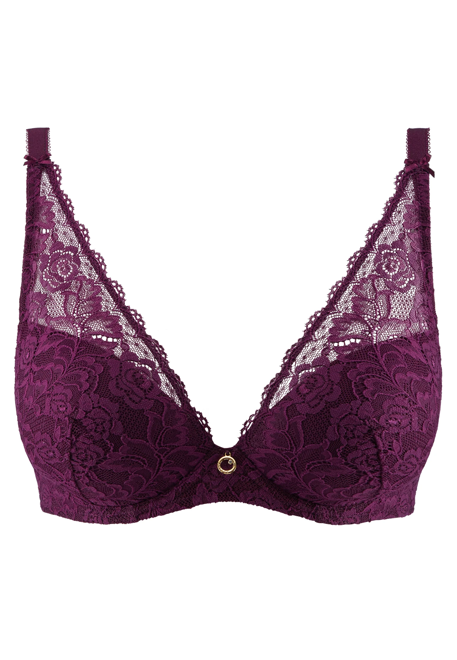 ROSESSENCE - Soutien gorge plunge foulard | Violet
