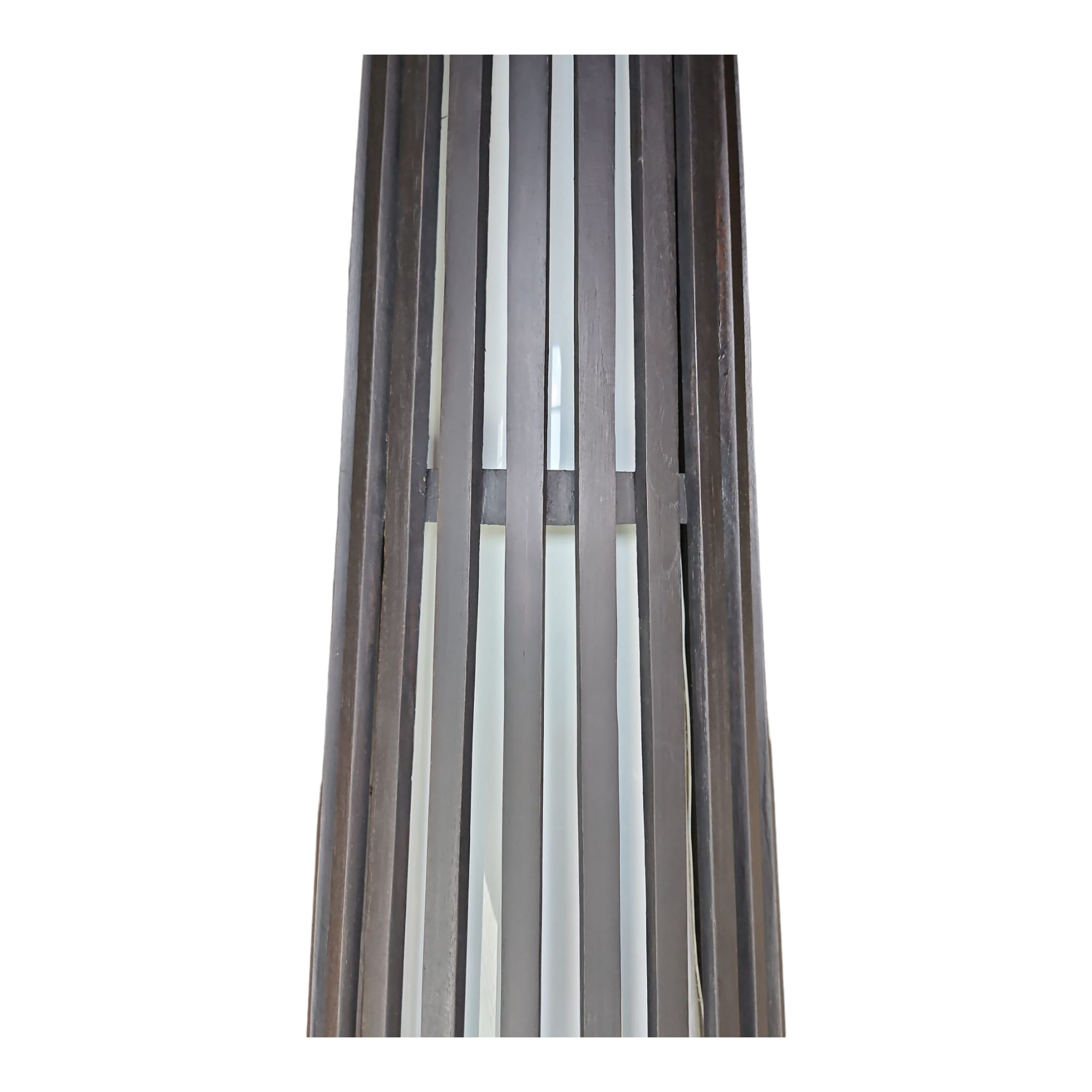 Interieurdirekt – Vloerlamp Anto – Teakhout – 150cm – Zwart