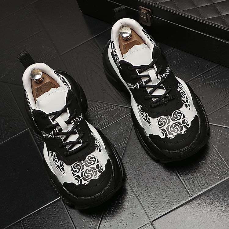 Mr Ozera - Color Block Platform Sneakers