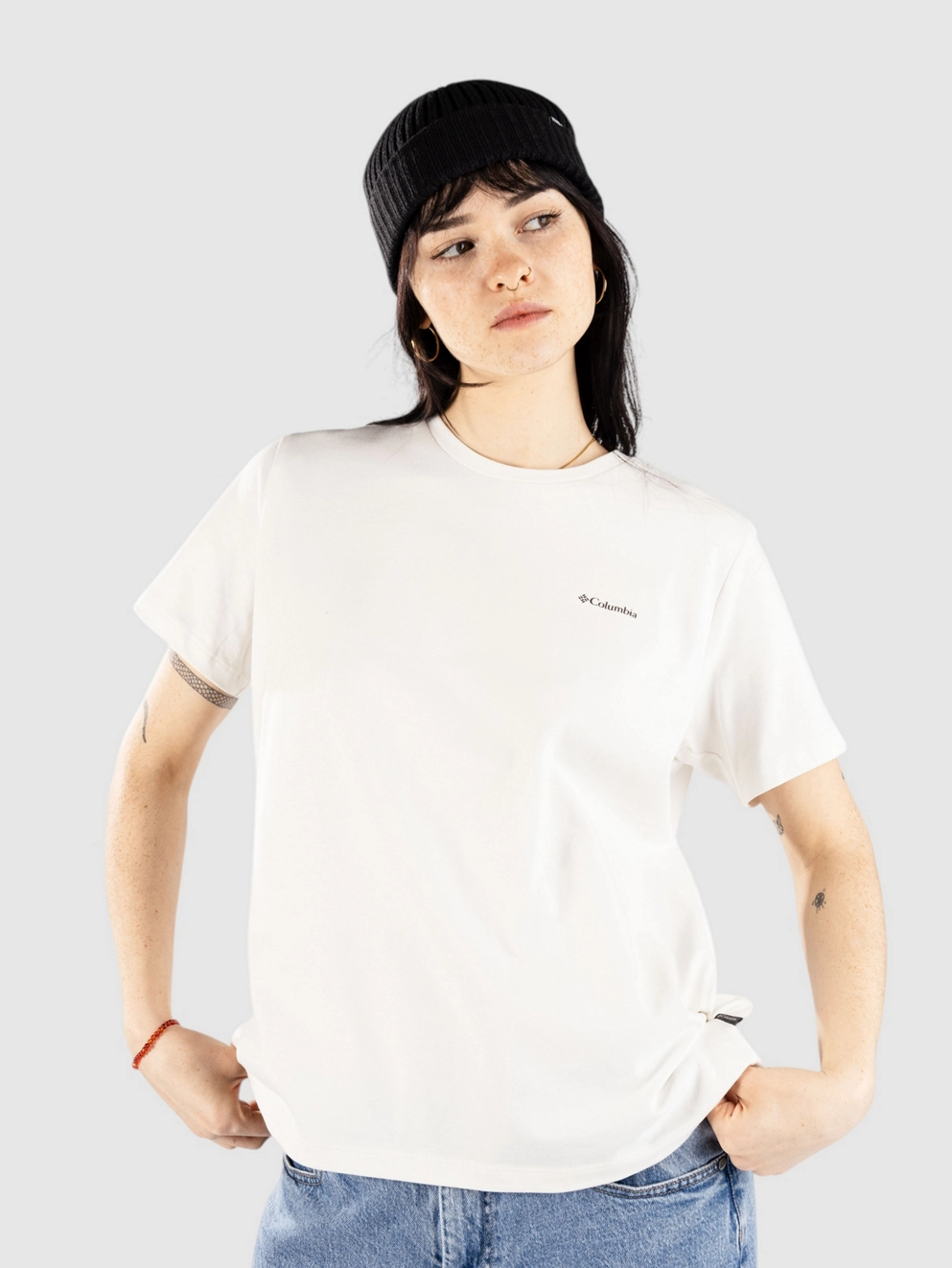 Columbia Boundless Beauty Logo T-Shirt sea salt/linear view