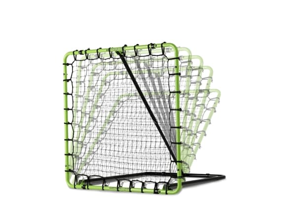 EXIT Tempo multisport rebounder 120x120cm - green/black, firkant, Flerstasjons returvegg, Justerbar vinkel, Sort, Grønn