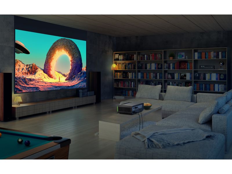 ViewSonic Projektor X2-4KE Pro Lampenfreier High Brightness Smart Projektor für zuhause