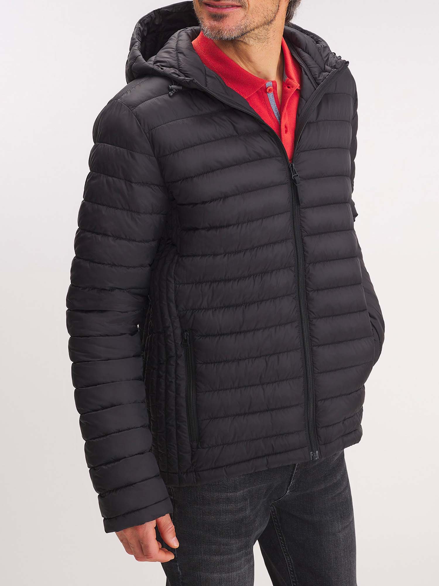 Doudoune Homme Manches Longues Noire