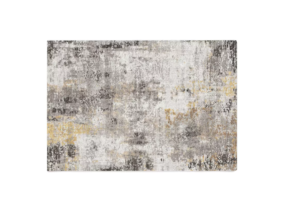 Tapis style vintage - 160 x 230 cm - Gris - MARIMAR