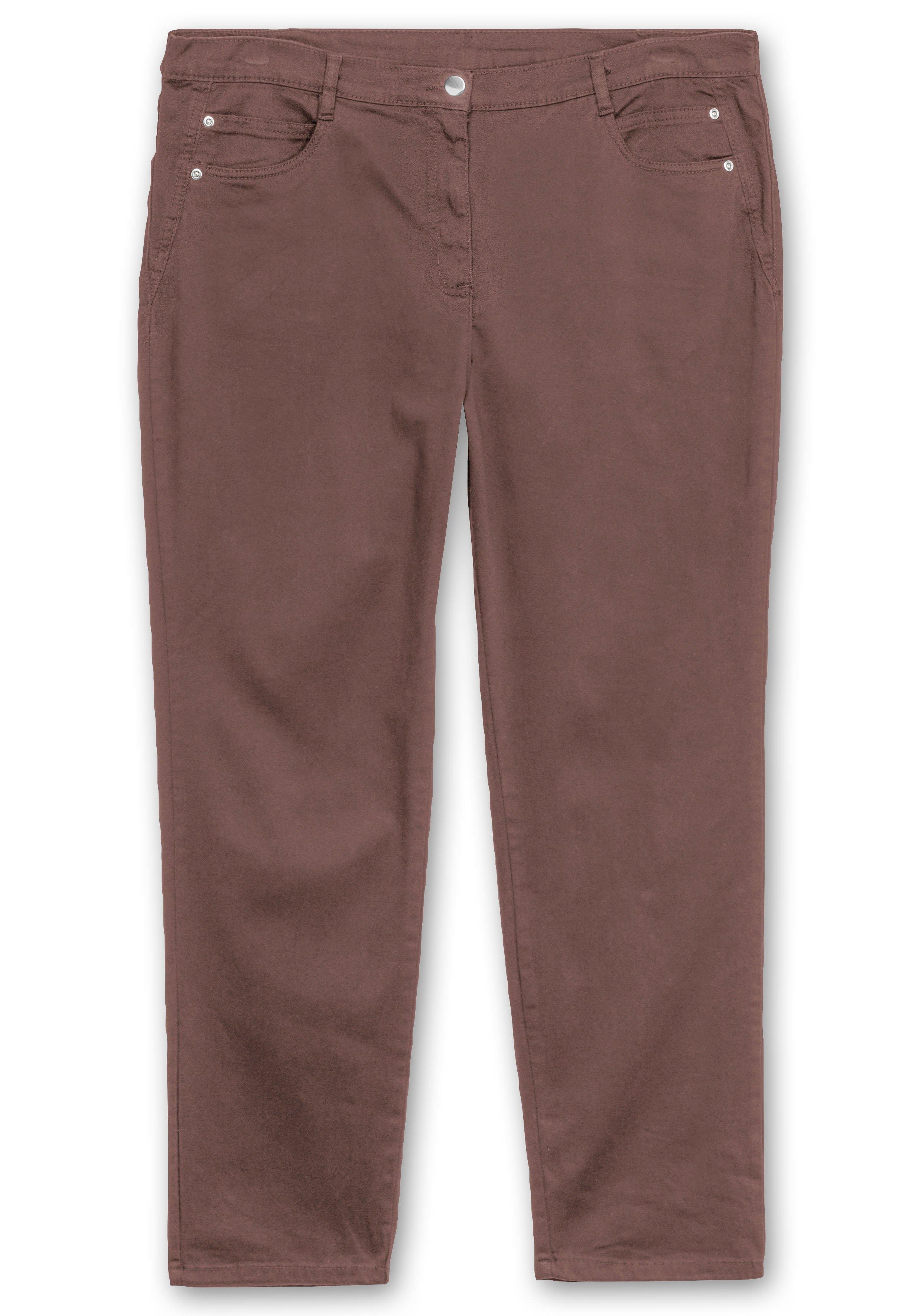 Gerade Stretch-Jeans mit Komfortbund