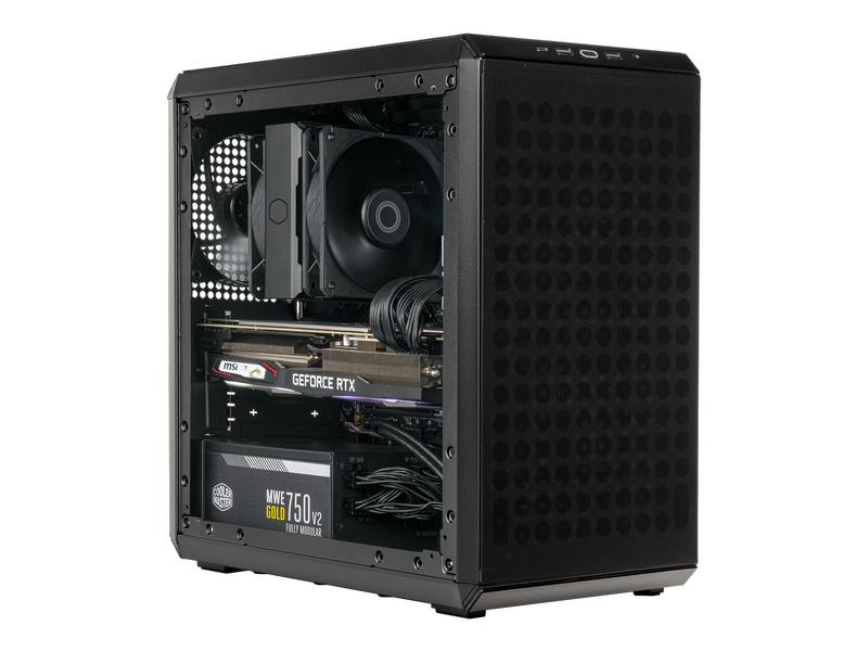 Cooler Master PC-Gehäuse Q300L V2 Schwarz Flexibel gestaltbarer Mini-Tower