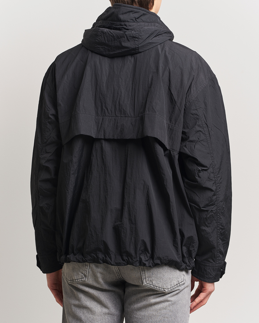 BOSS ORANGE Obosco Nylon Hooded Jacket Black