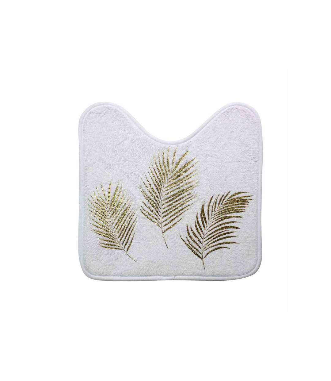 Tapis Contour WC Imprimé Orbella 45x45cm Blanc