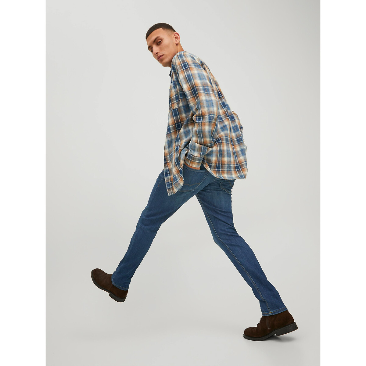 JACK & JONES<br>Calça jeans slim Glenn