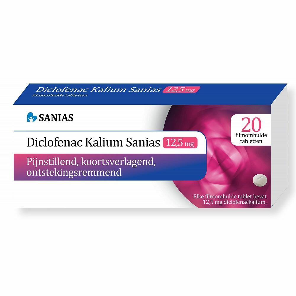 Sanias Diclofenac Kalium 12,5 mg20 tabletten