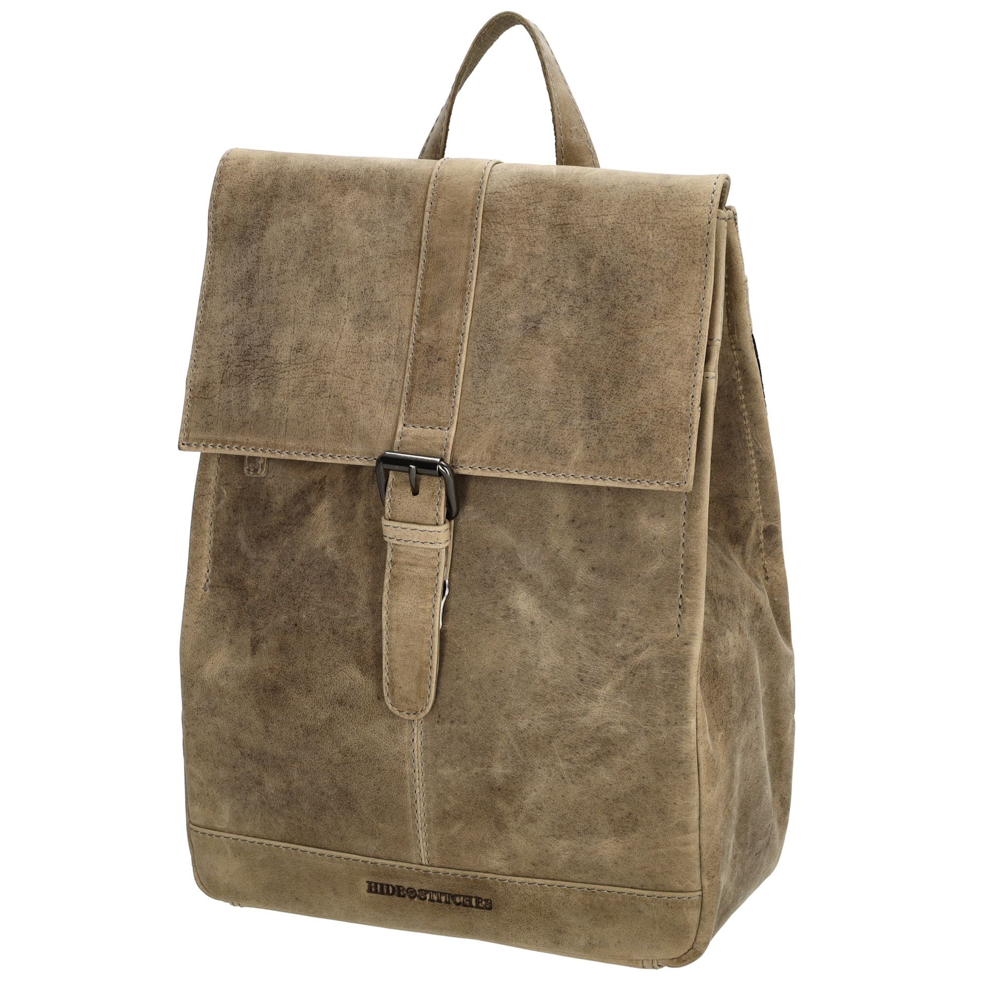 Hide & Stitches Idaho Rugzak Donkerzand