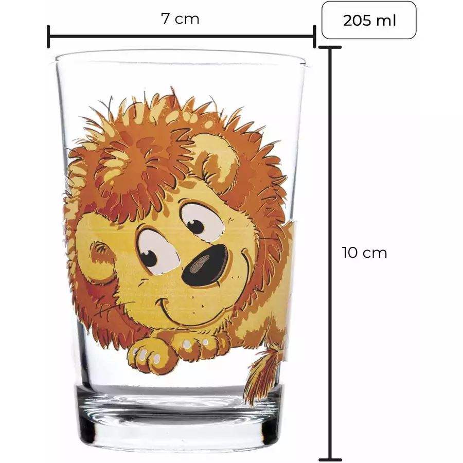 Ritzenhoff & Breker GmbH & Co. KG Kindergläser Happy Zoo 205 ml 24er Set bunt