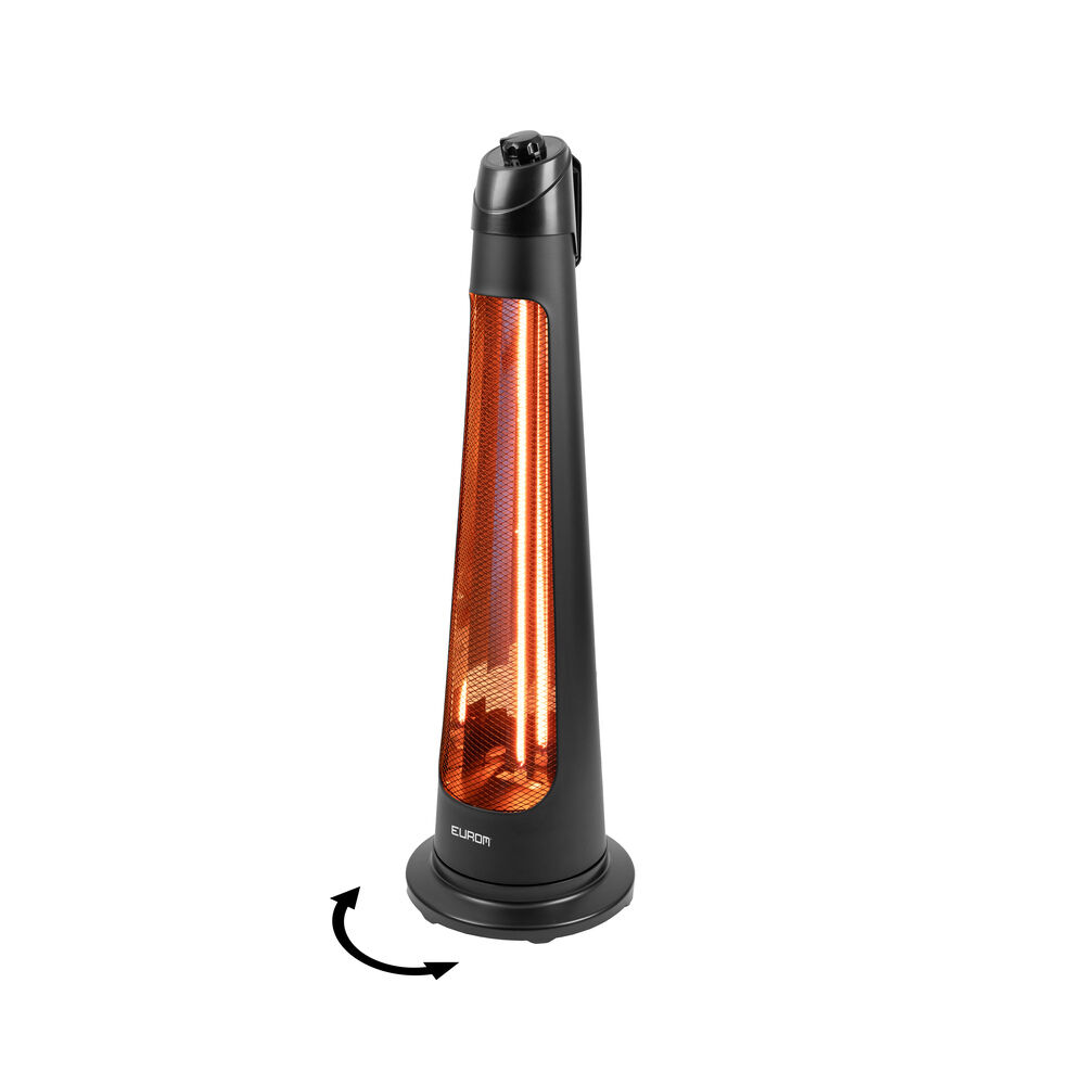 Eurom Q-Tower 1200 - Staande terrasverwarmer - 1200 W