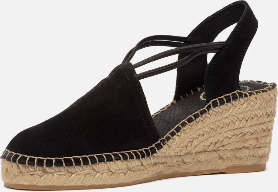 Toni Pons Espadrille Tremp Espadrilles zwart Suede Dames