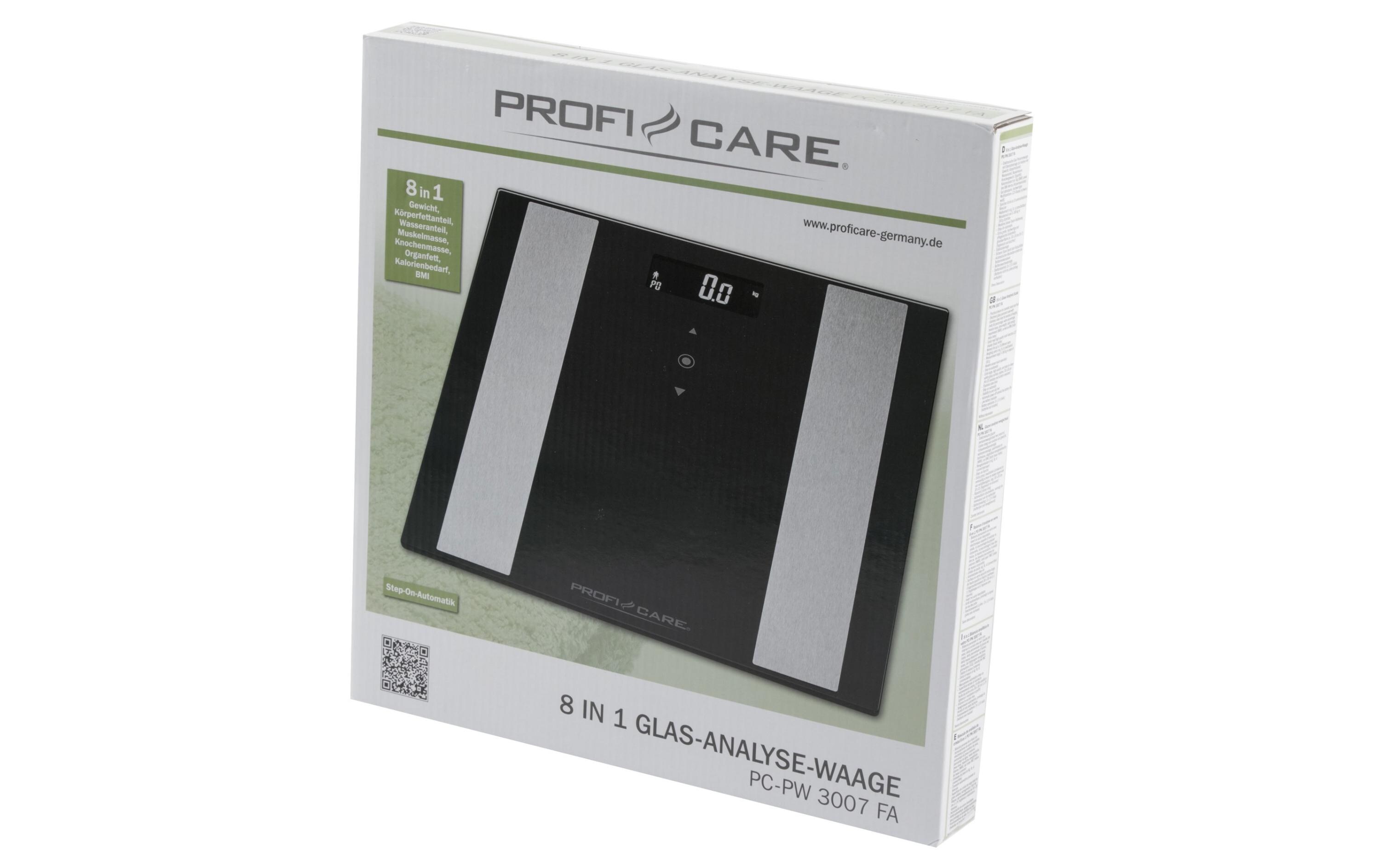 Körperanalysewaage PC-PW 3007 SchwarzAnalysewaage