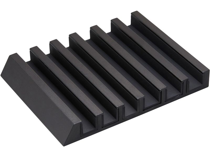Yamazaki Halterung Tower 10 x 13 cm, Schwarz Tablet-Halter