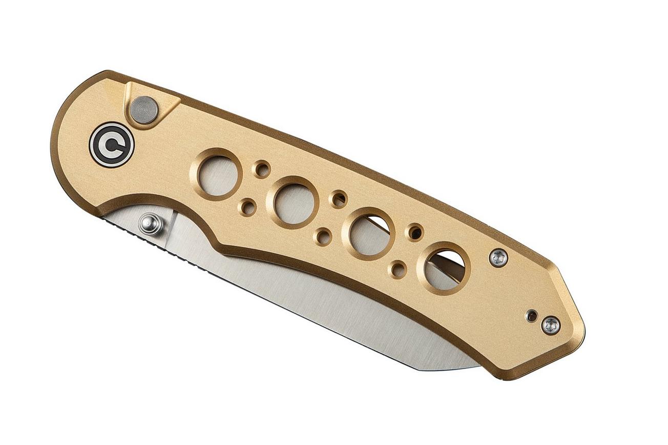 CIVIVI Pragma Prime C24067-3, Satin Finished 14C28N, Champagne Aluminum zakmes