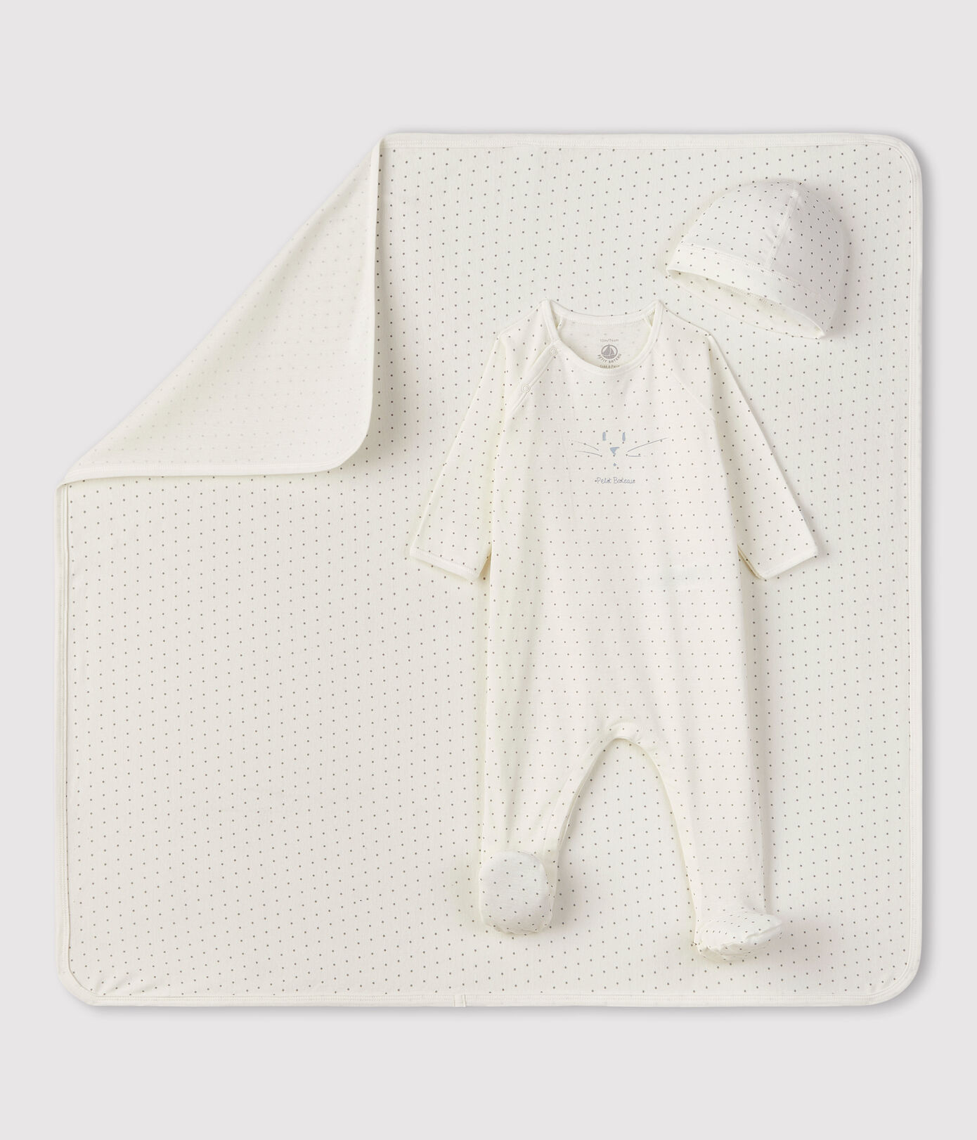 Coffret cadeau naissance bébé garçon en côte