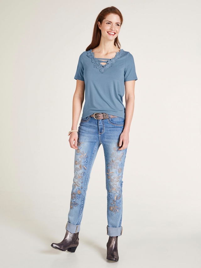 heine Röhrenjeans 1 Stk. tlg.
