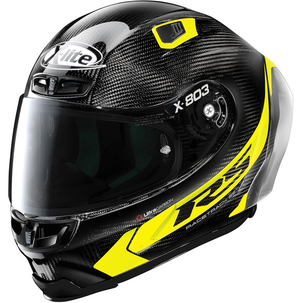 X-lite - Casque X-803 RS Ultra Carbon Hot Lap Noir / Jaune