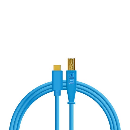 Dj TechTools Chroma Cable straight USB-C 1.5 m blauw