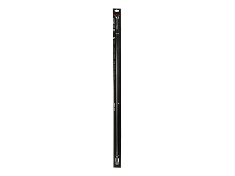 spirella Duschvorhangstange Kreta 125/220 x 2.1 cm, Titan b Duschvorhangs-Stange ohne Bohren