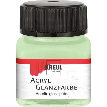 KREUL Acryl Glanzfarbe Zartgrün 20 ml