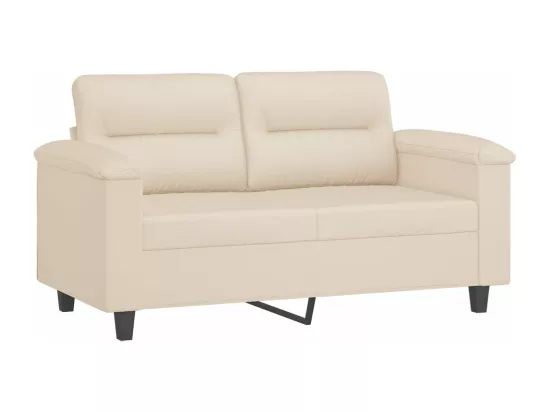 Ensemble de canapés 3 pièces avec coussins Beige Tissu microfibre