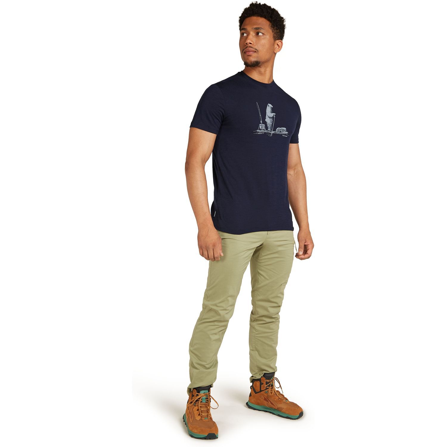 IcebreakerMen Merino 150 Tech Lite SS Tee Polar Paddle