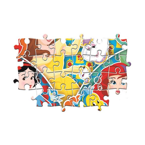 Puzzles SuperColor 2x20 pièces  Princesses