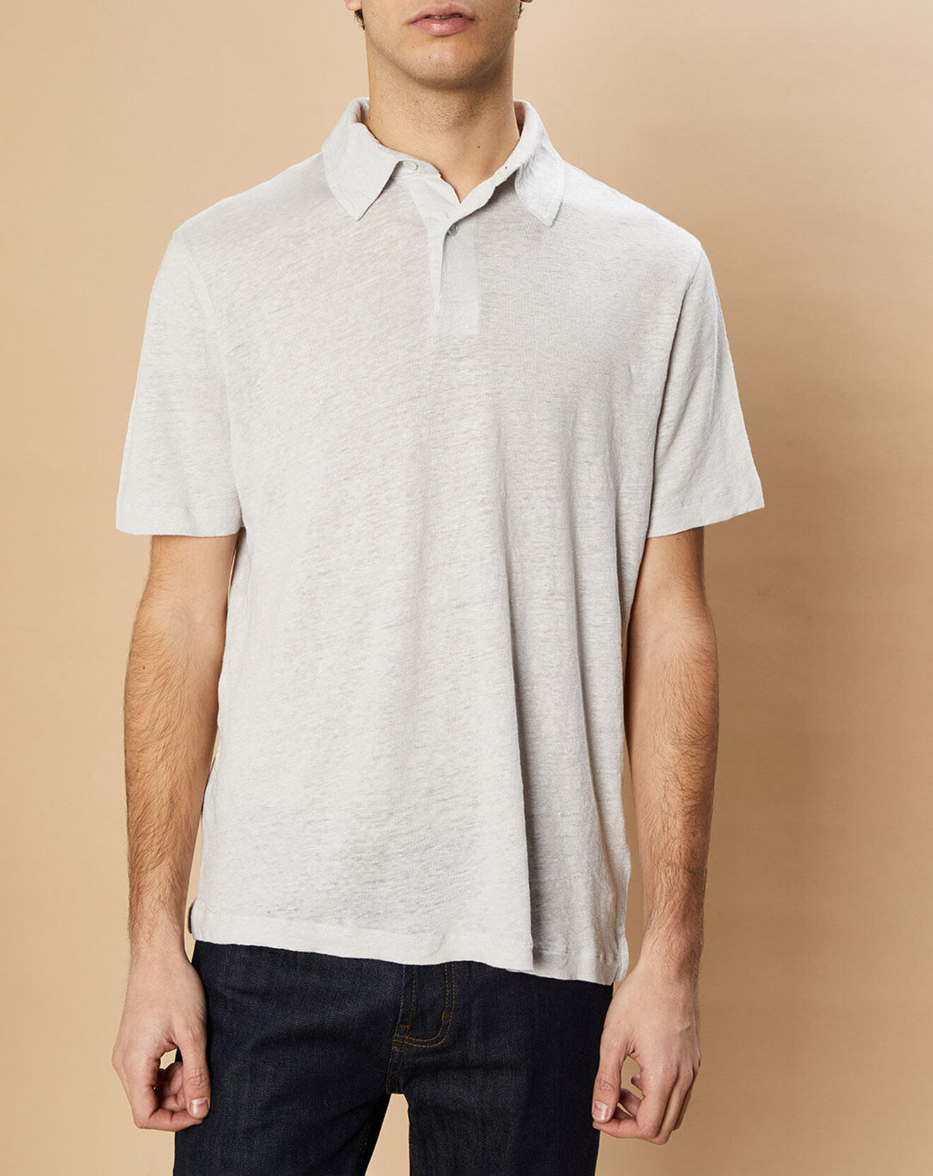 Hartford Polo 100% Lin stone