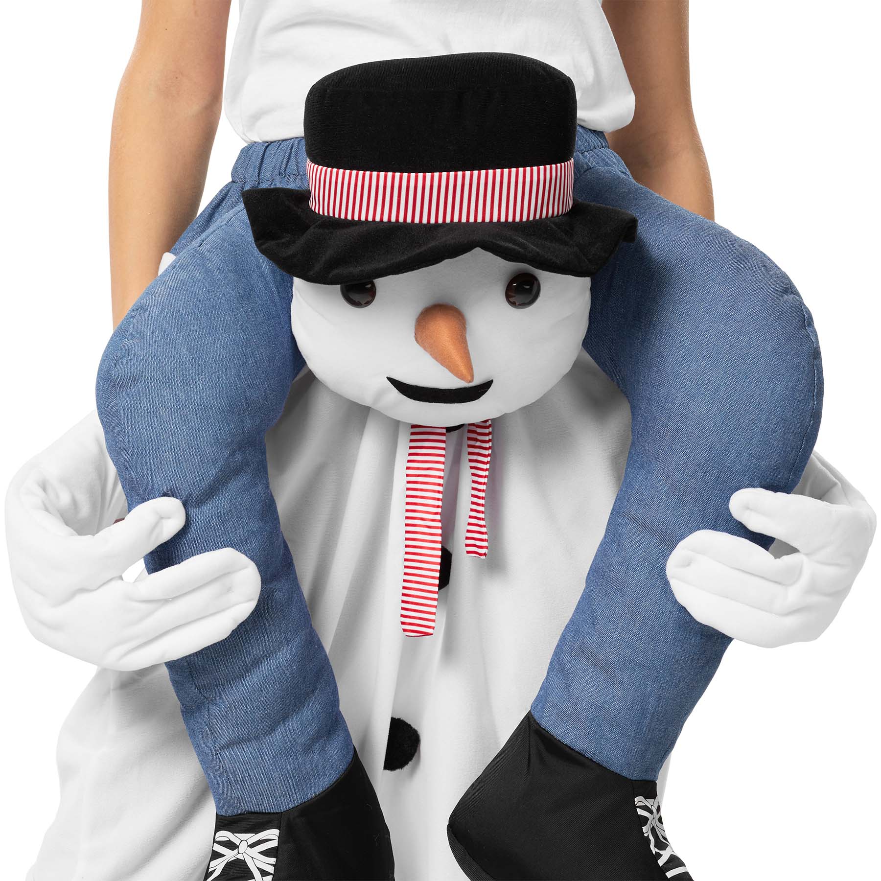 tectake® Huckepack-Kostüm Schneemann