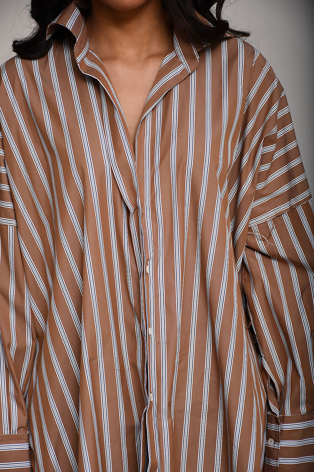 Orlando stripped cotton shirt