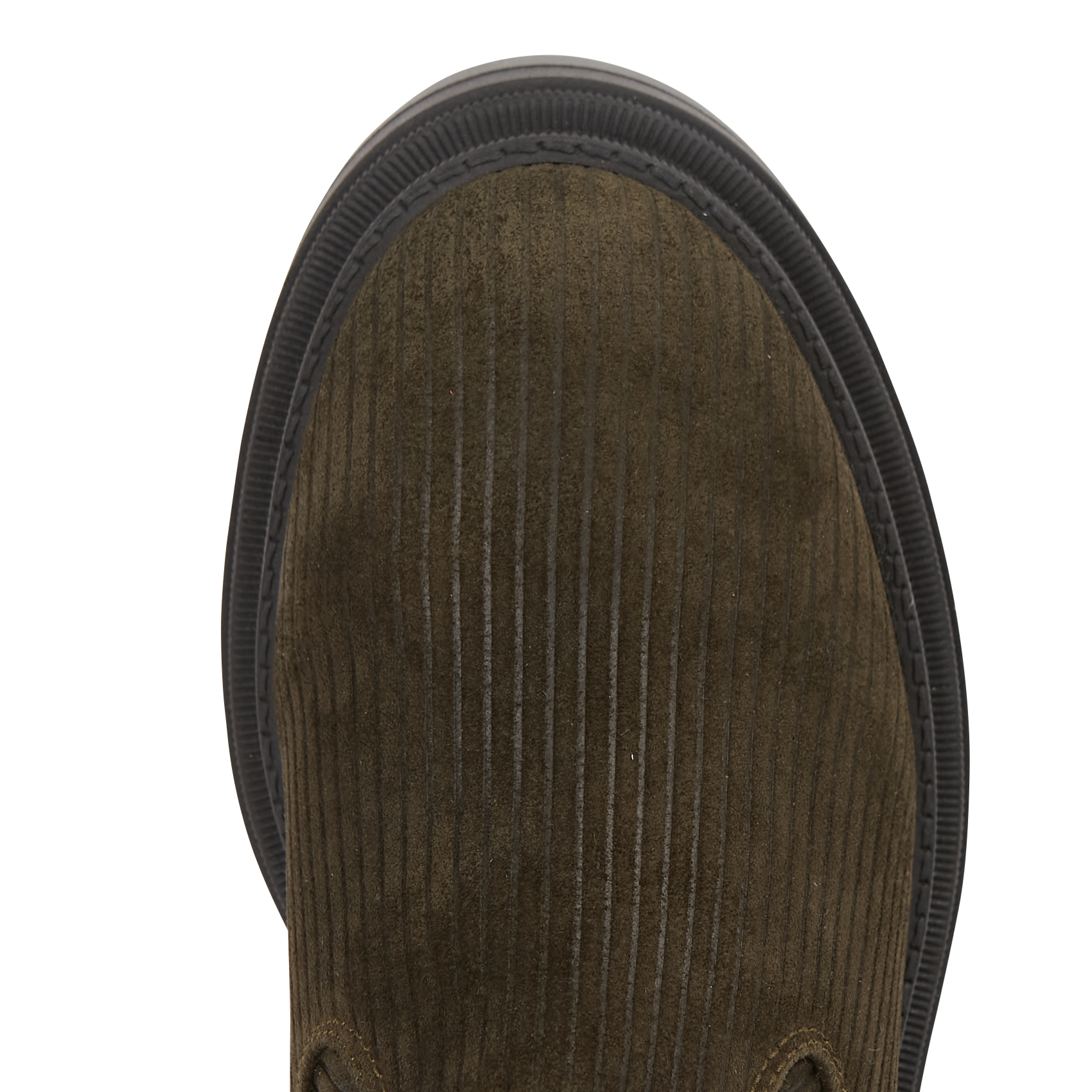 WYSHI - Bottines chelsea en velours côtelé | Kaki