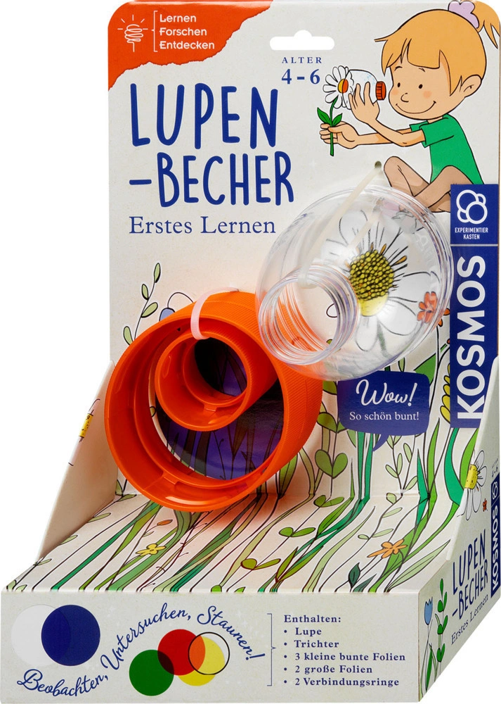 Experimentier-Set – Erstes Lernen: Lupen-Becher