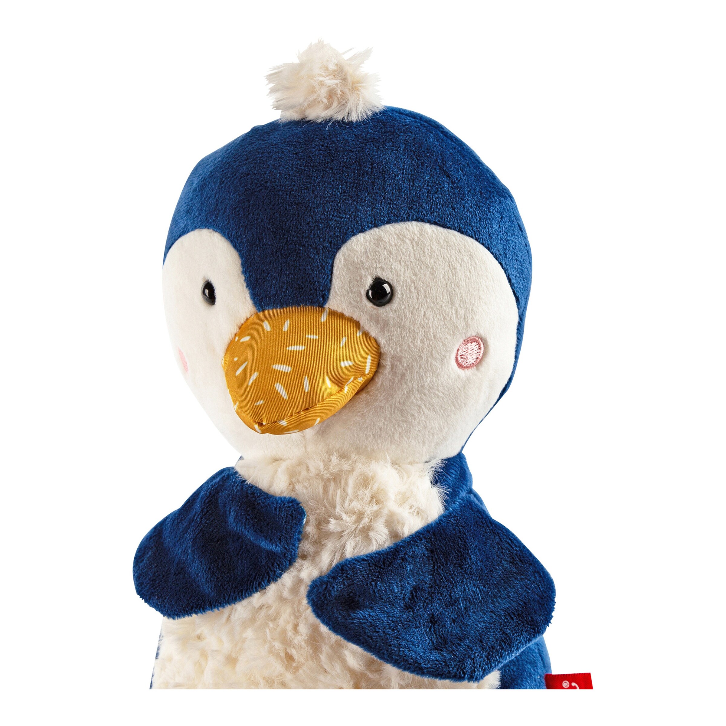 Sigikid Kuscheltier Pinguin Patchwork Sweety Yellow 27cm