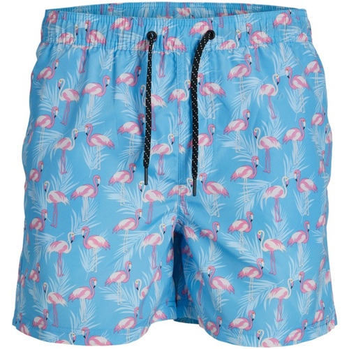 Jack & Jones - 12227247 JPSTFIJI JJSWIM AOP LY SN ETHEREAL BLUE Azul