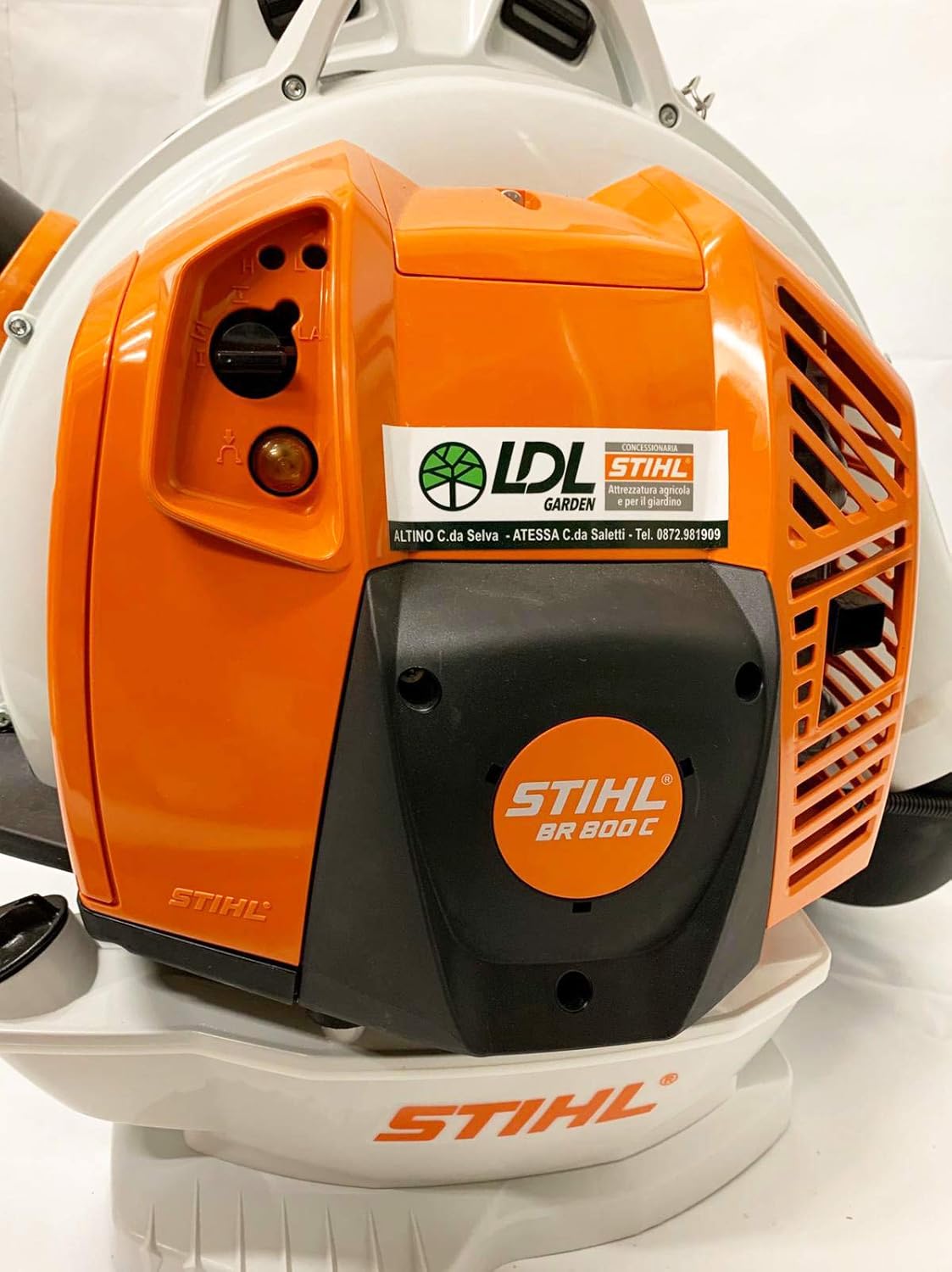 Stihl BR 800 C-E Profi-Laubbläser Benzin, rückentragbar, 4-Mix-Motor | Laubgebläse Blasgerät, Kabelgebunden