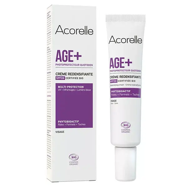 Acorelle Age+ Crème Redensifiante Visage SPF20 Bio 40ml
