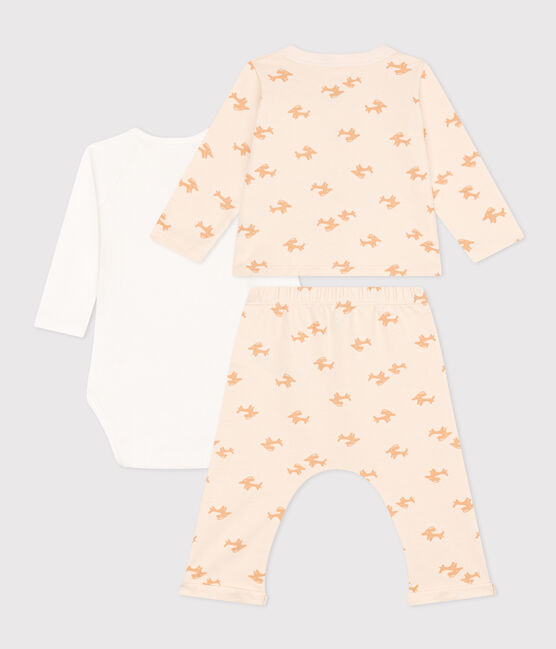Ensemble en molleton imprimé bébé