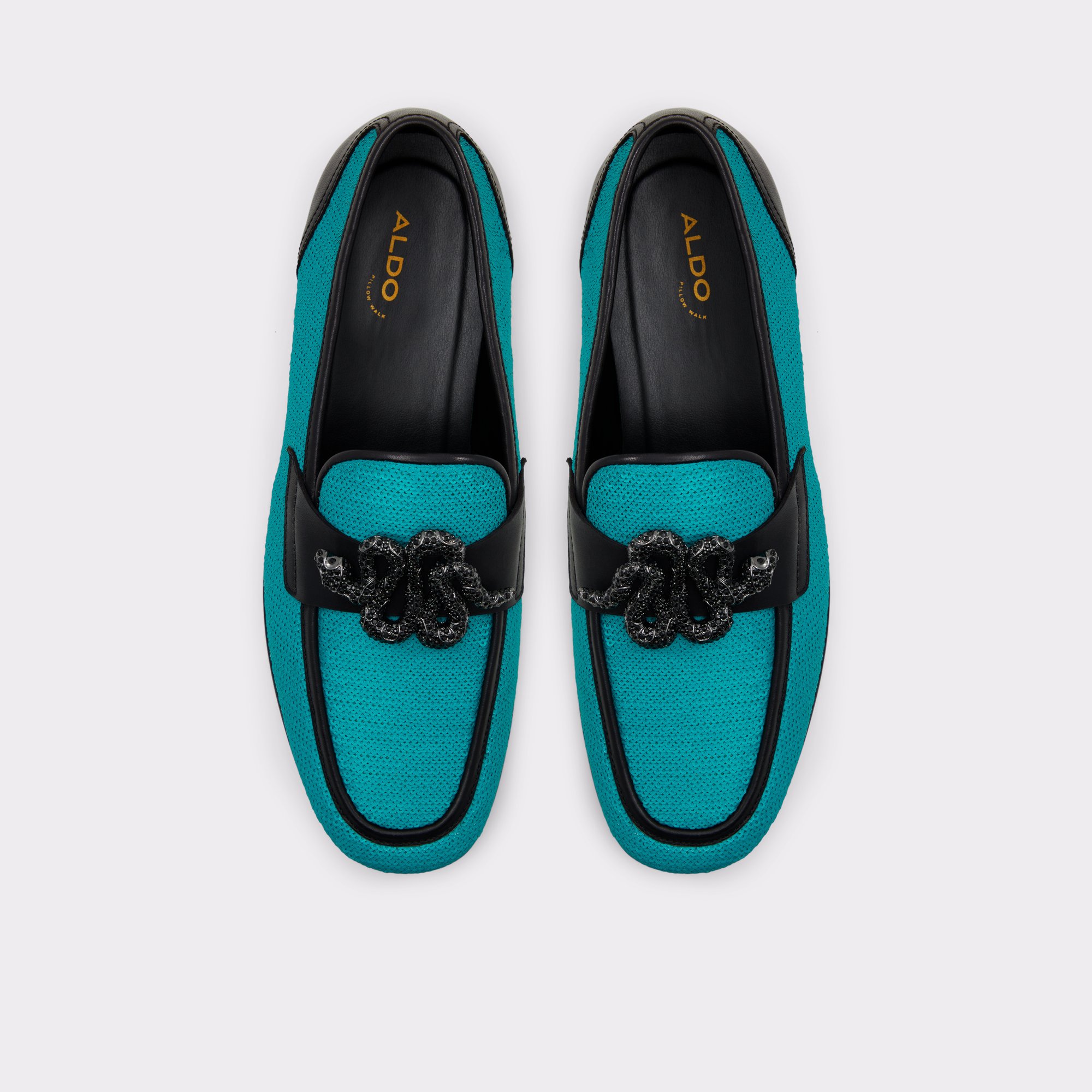 Massimo Turquoise Men Dress Shoes